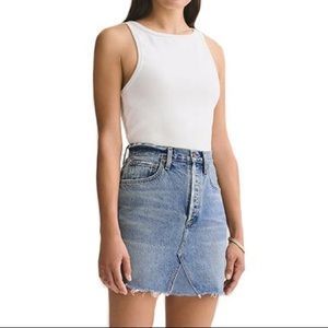 Agolde Ada Hi Rise Denim Skirt size 27 NEW